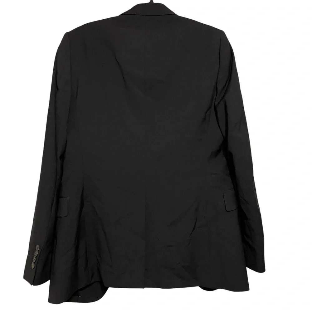 GUCCI Wool Uniform Blazer Solid Black